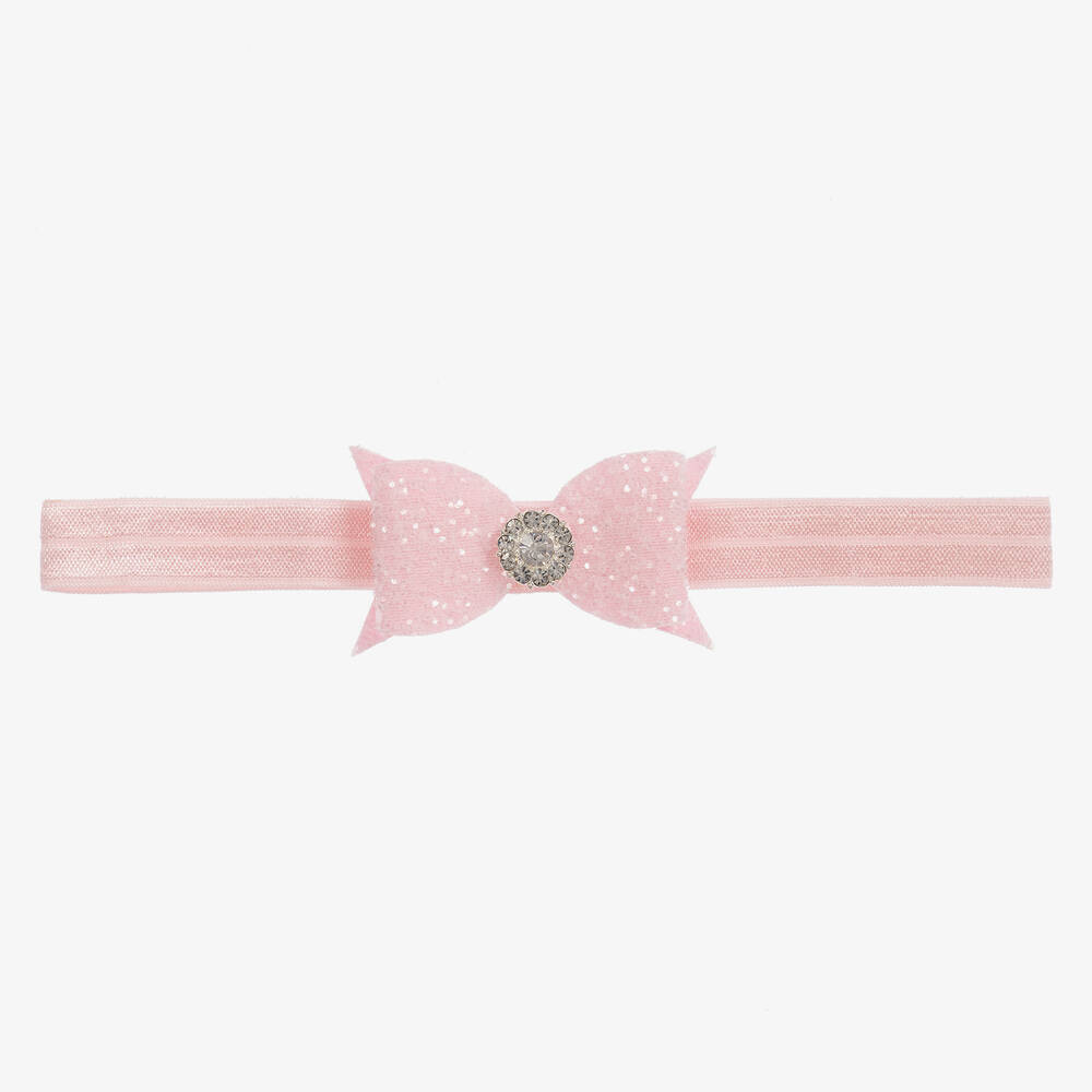 Cute Cute - Glitter Bow Headband (6cm) | Childrensalon