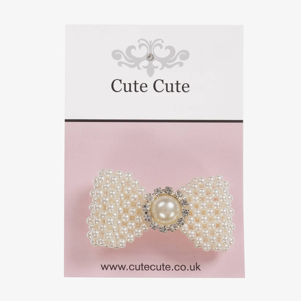 Cute Cute-Кремовый браслет с жемчужинами | Childrensalon Outlet