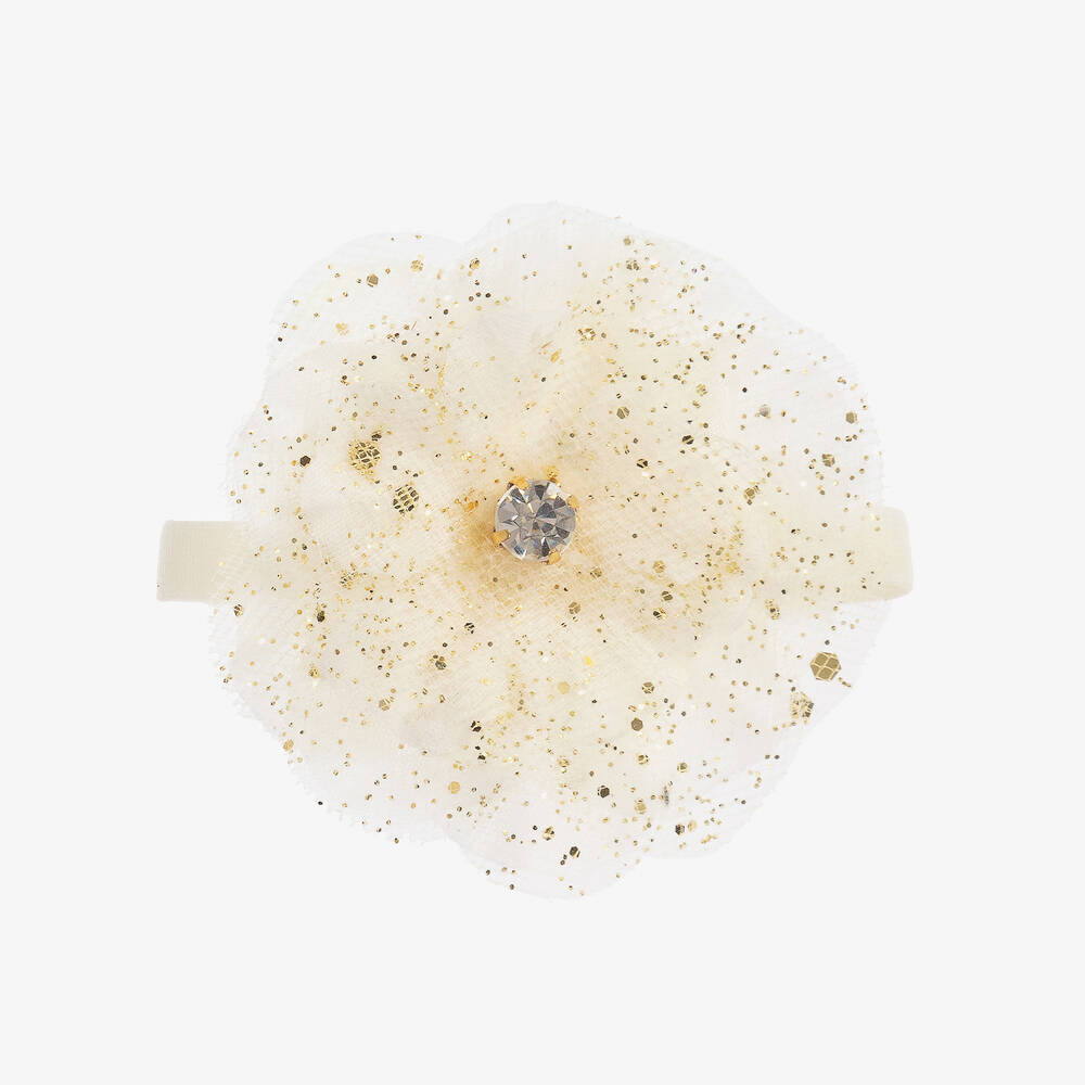 Cute Cute-Ivory Satin & Tulle Bracelet | Childrensalon Outlet