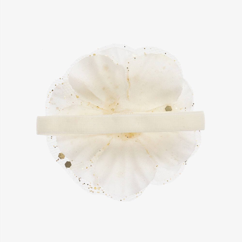Cute Cute-Кремовый браслет из атласа и тюля | Childrensalon Outlet