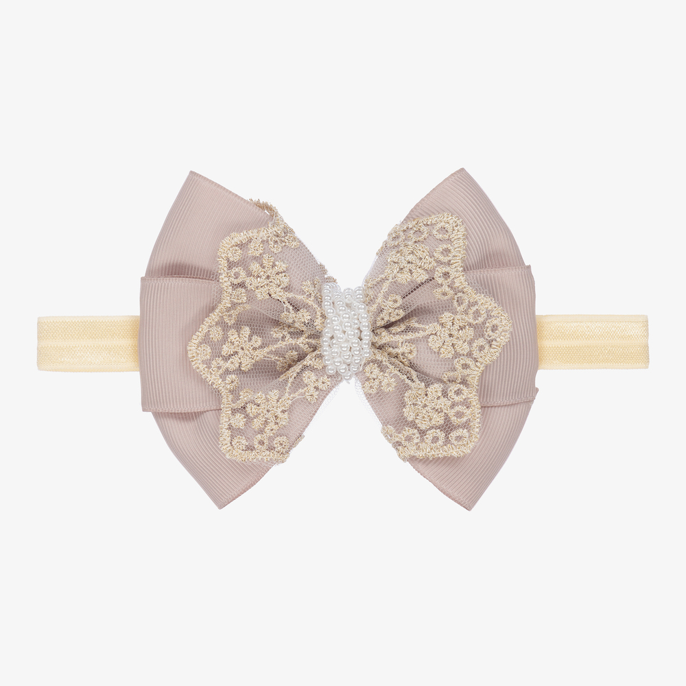 Cute Cute - Pink Bow Headband (12cm) | Childrensalon