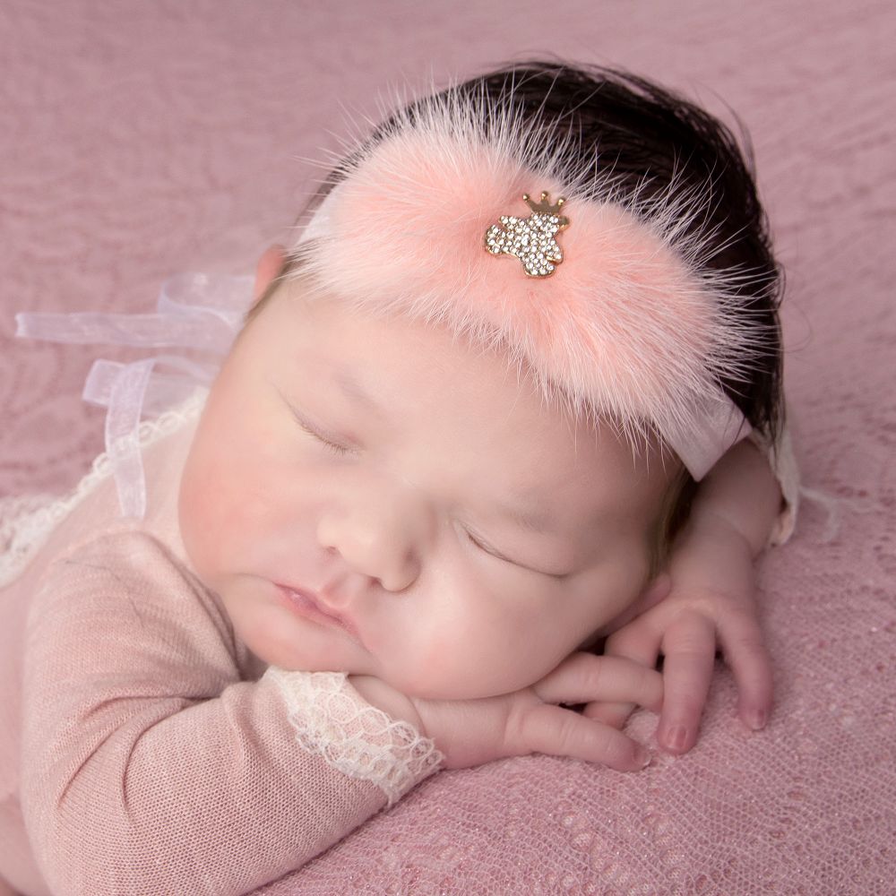 Baby fur headband 2025