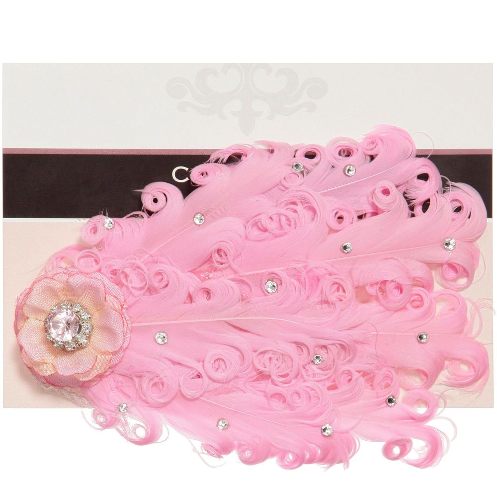 Cute Cute - Pink Feather Headband | Childrensalon