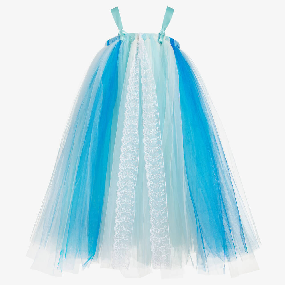 Dainty Dizzy - Blue Tulle Tutu Dress | Childrensalon