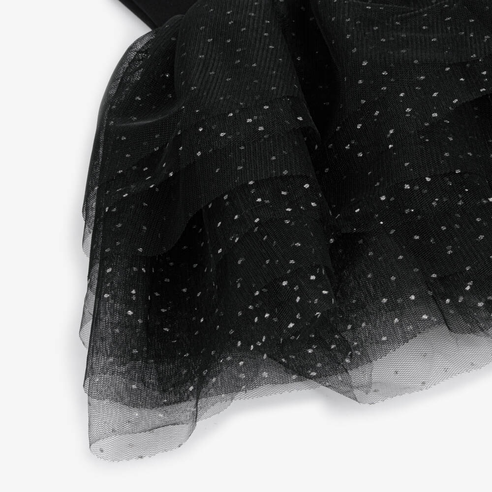 Danskin-Girls Black Leotard Dress with Glitter Polka Dot Tutu | Childrensalon Outlet