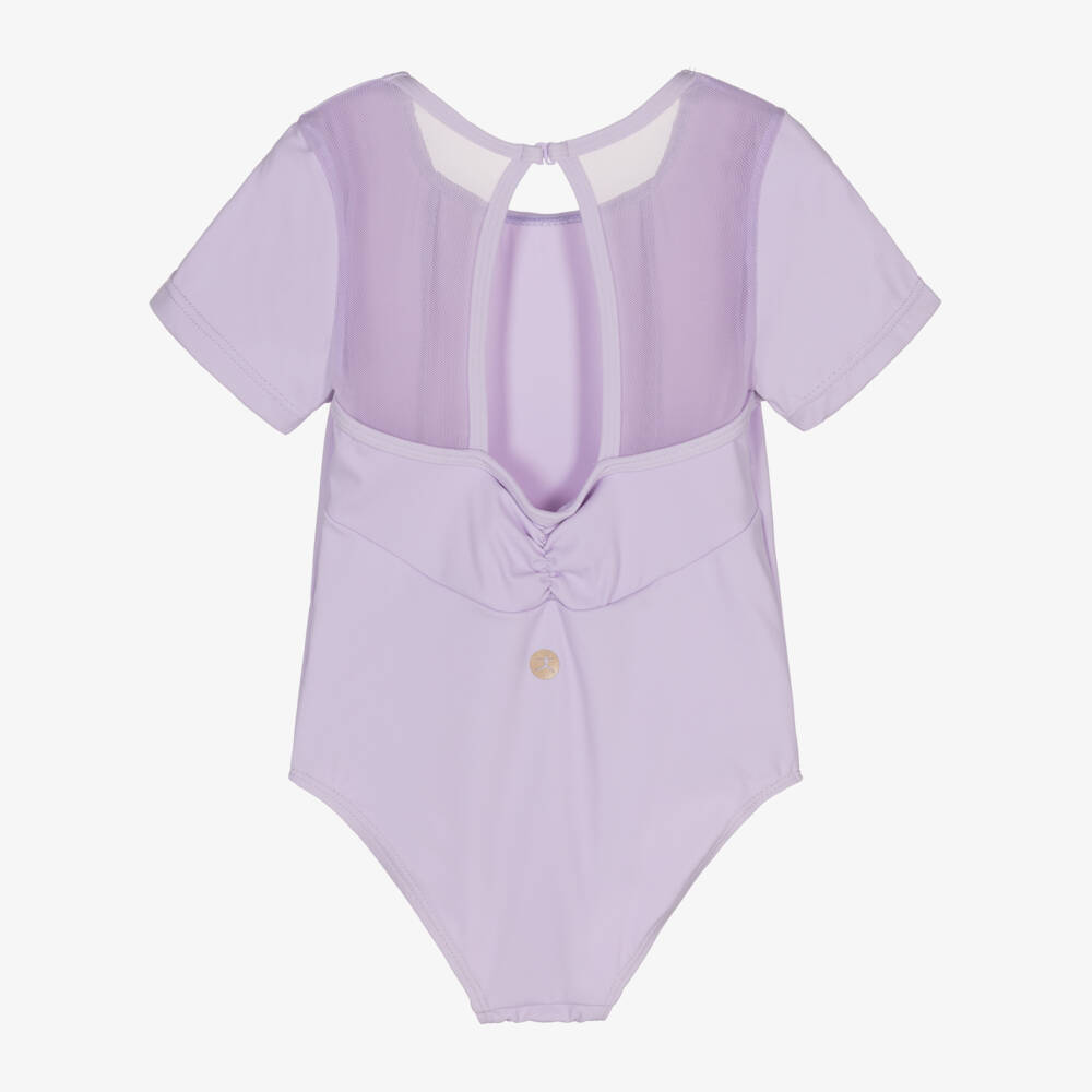 Danskin-بدلة رقص شبكية بنفسجية للبنات | Childrensalon Outlet