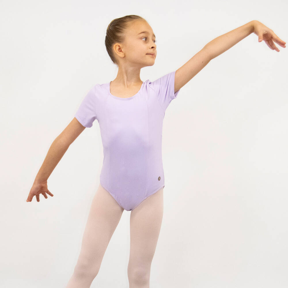 Danskin-بدلة رقص شبكية بنفسجية للبنات | Childrensalon Outlet