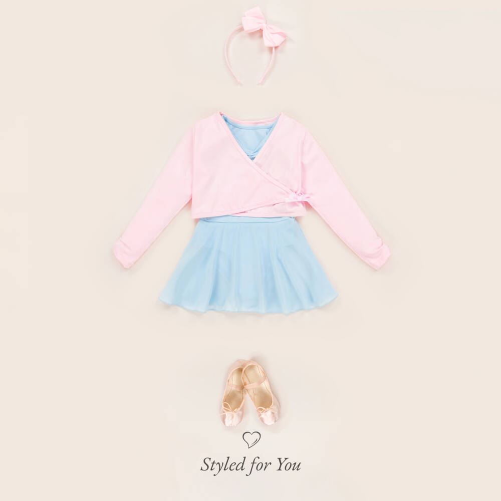 Danskin-Girls Pale Blue Leotard Dress | Childrensalon Outlet