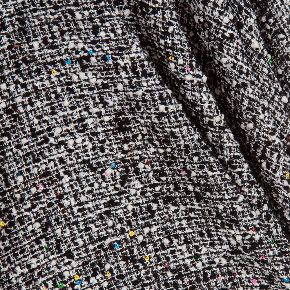 David Charles-Girls Black Tweed Dress | Childrensalon Outlet
