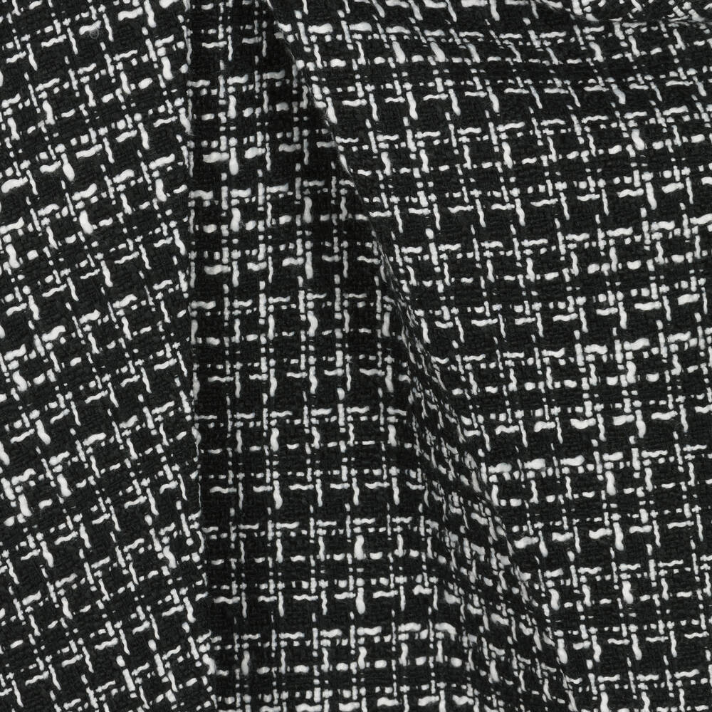  ديفيد تشارلز-فستان تويد لون أسود وأبيض | Childrensalon Outlet