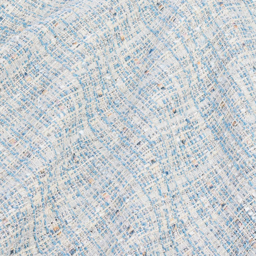 David Charles-Girls Chic Blue Tweed Frock | Childrensalon Outlet