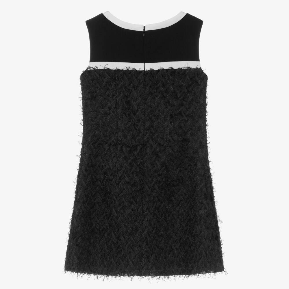 David Charles-Girls Elegant Black & Ivory Gown | Childrensalon Outlet