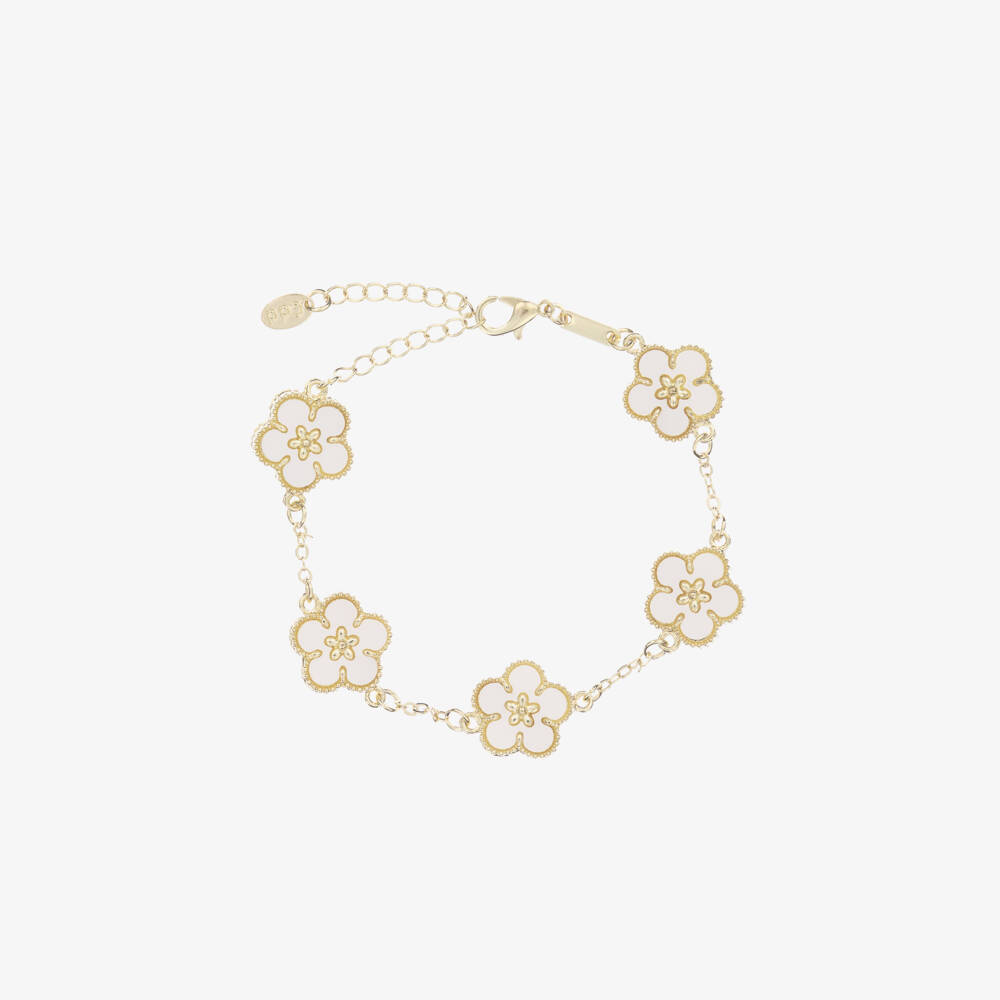 David Charles-Girls Elegant Ivory Blossom Cuff | Childrensalon Outlet
