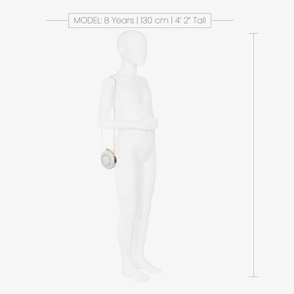 David Charles-Girls Elegant Ivory Satin Purse | Childrensalon Outlet