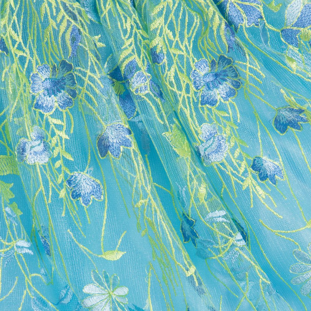 David Charles-Girls Embroidered Flower Dress | Childrensalon Outlet