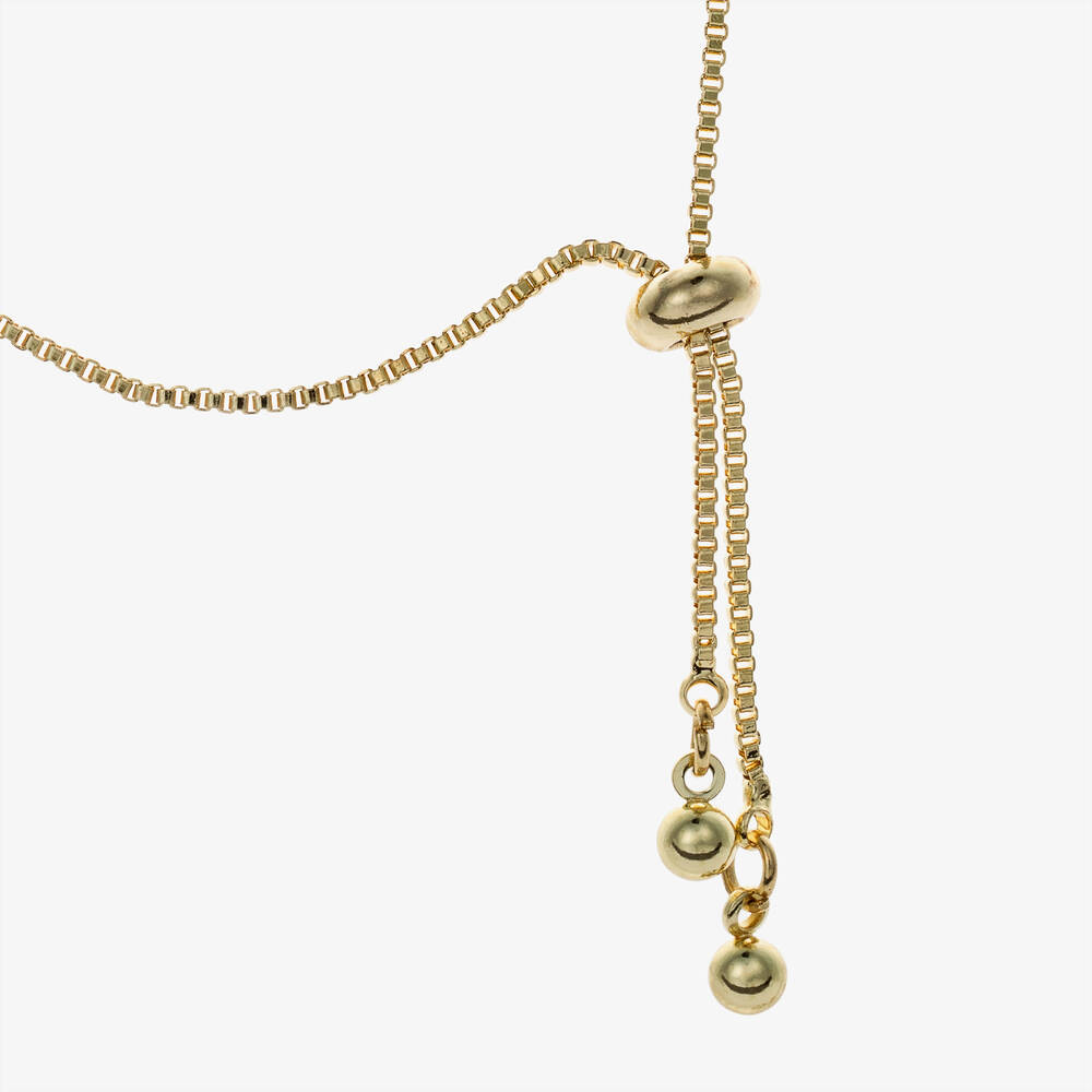 David Charles-Золотистый браслет с цветами из кристаллов | Childrensalon Outlet