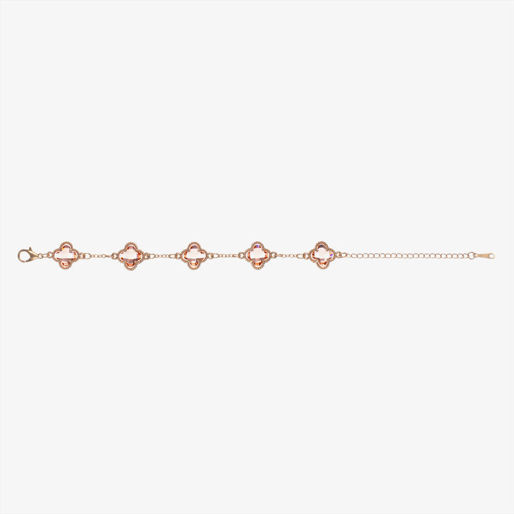 David Charles-Girls Gold Tone Clover Bracelet | Childrensalon Outlet