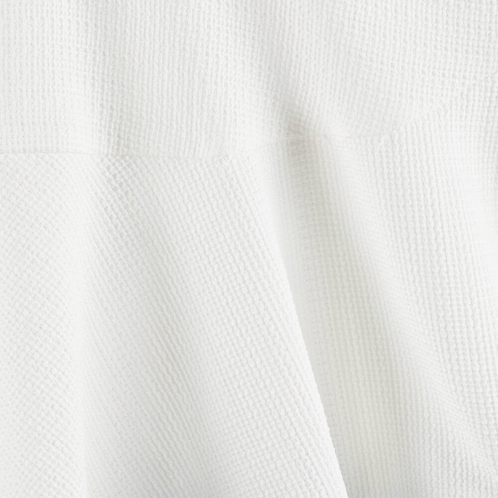David Charles-Girls Ivory Dress with Black Velvet Bows | Childrensalon Outlet