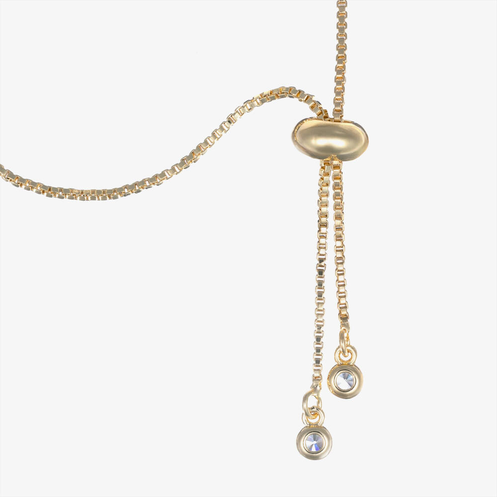 David Charles-Girls Ivory & Gold Floral Jewel | Childrensalon Outlet