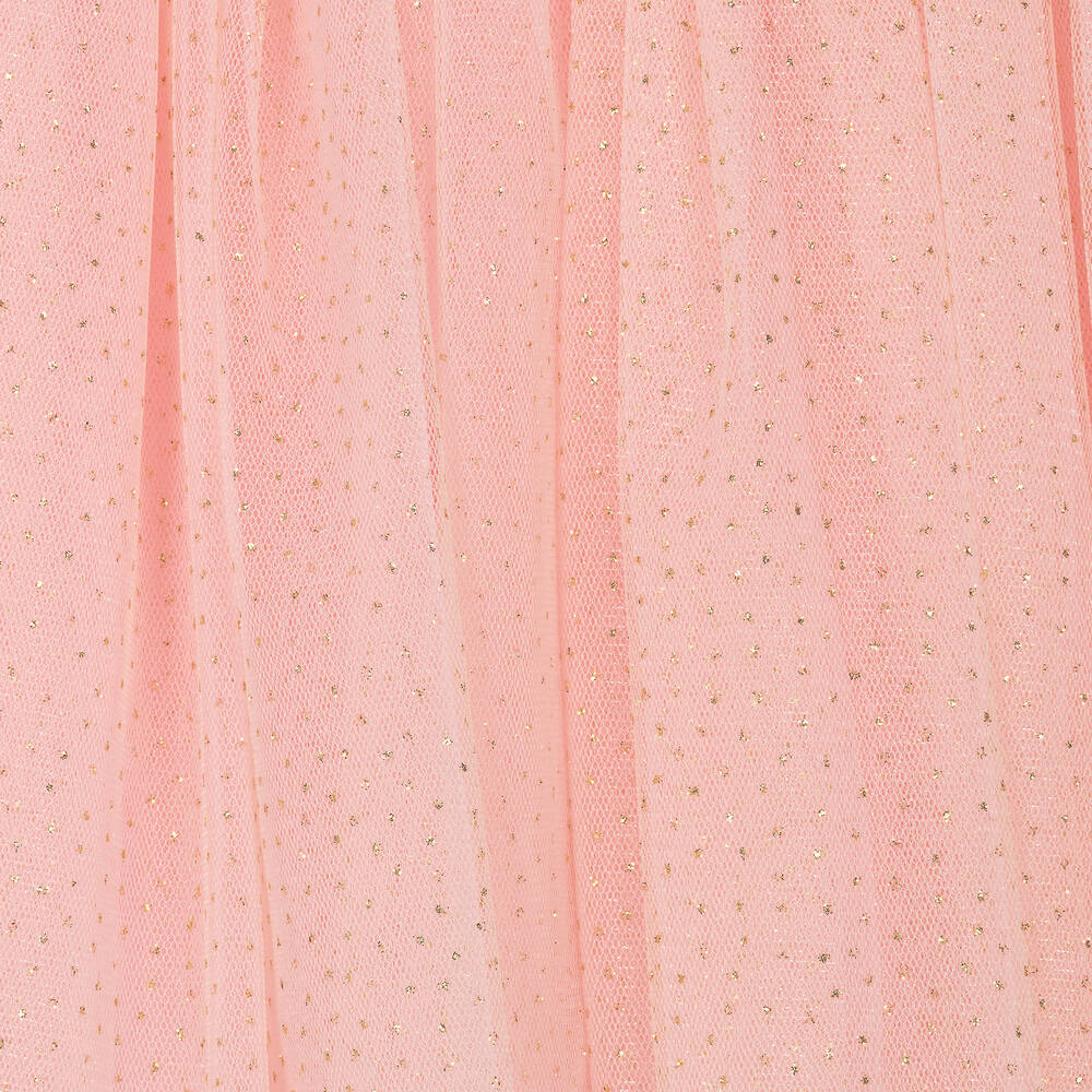 David Charles-Розовое платье с бантиками на спине | Childrensalon Outlet