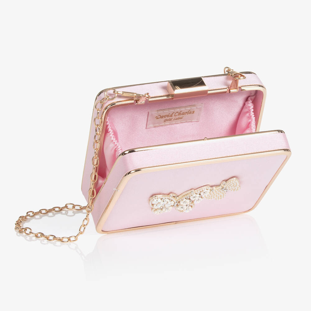 Charles and keith rose gold bag new arrivals