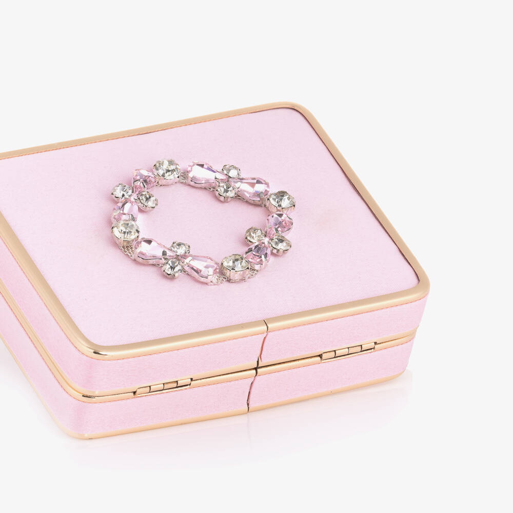 David Charles-Girls Satin Pink Glamour Bag | Childrensalon Outlet