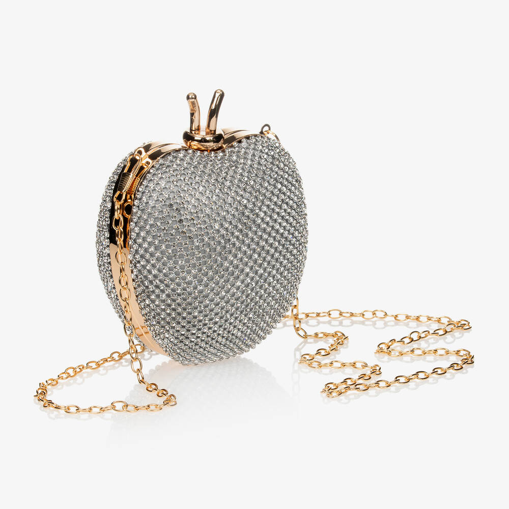  ديفيد تشارلز-حقيبة لون فضّي للبنات (12 سم) | Childrensalon Outlet