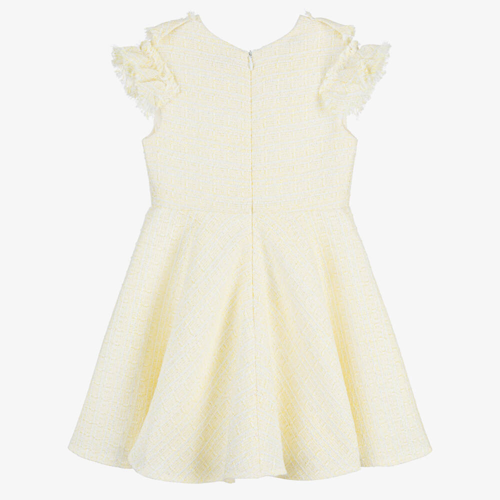 David Charles-Girls Sunny Tweed Delight Dress | Childrensalon Outlet