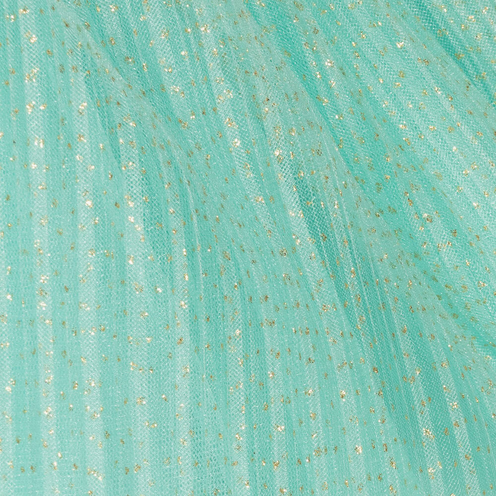 David Charles-Girls Turquoise Blue Tulle Dress | Childrensalon Outlet