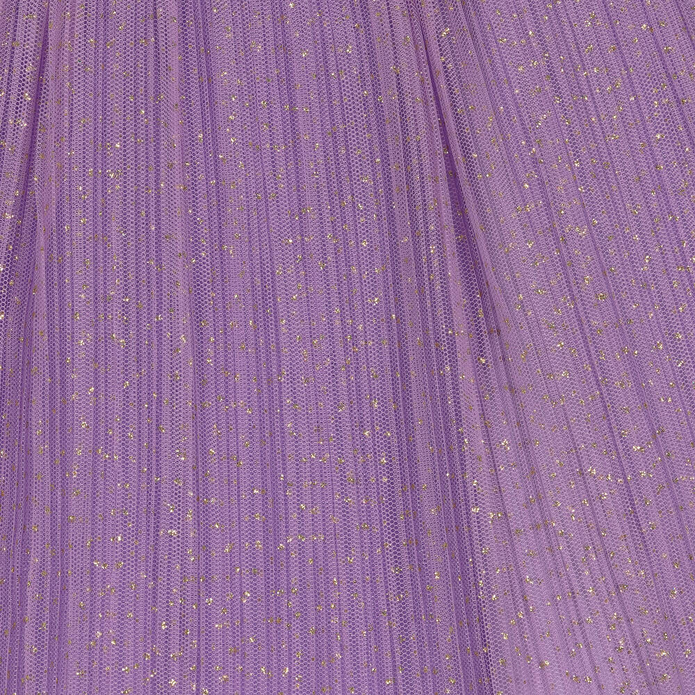 David Charles-Girls Violet Purple Tulle Dress | Childrensalon Outlet