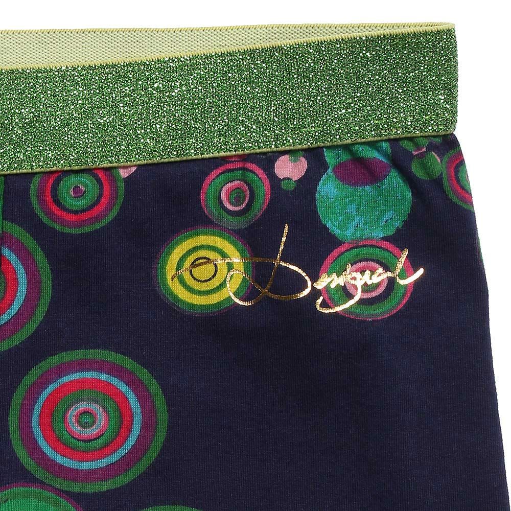 Desigual-Girls Navy Blue Capri Length Leggings  | Childrensalon Outlet