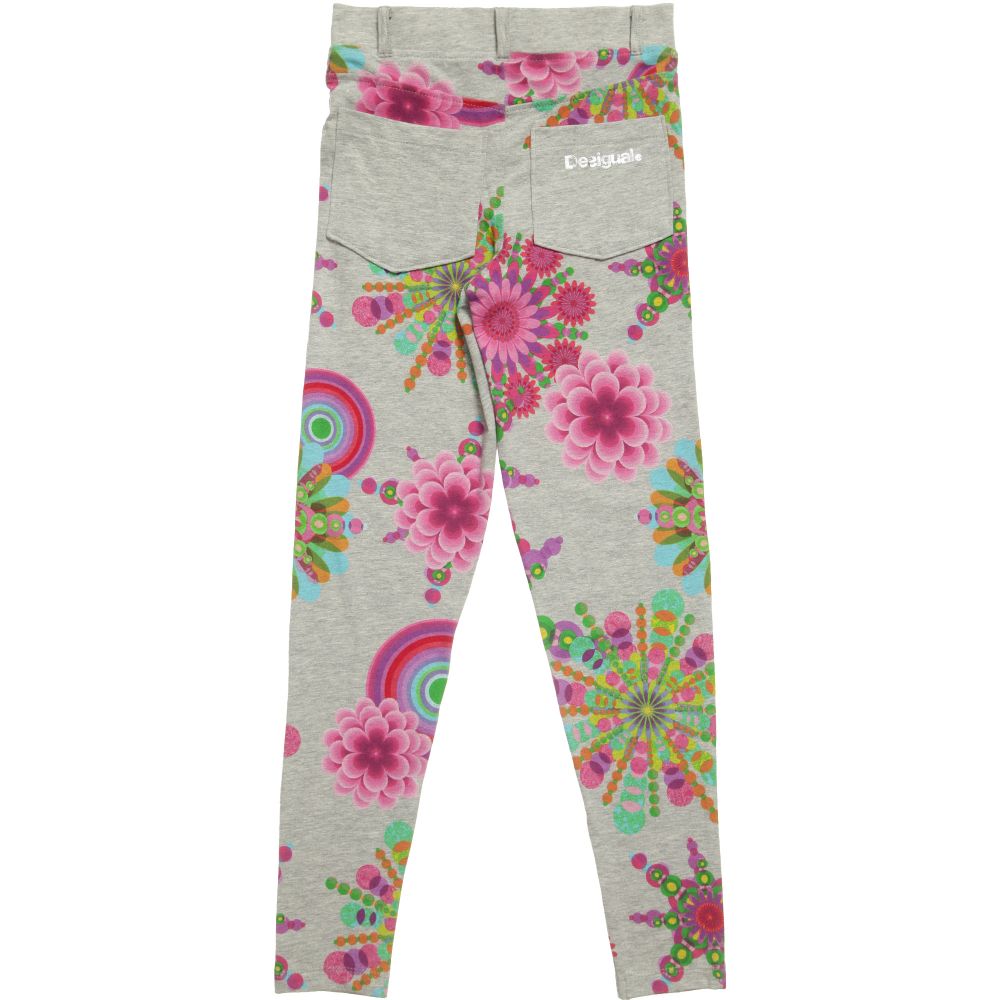 Desigual-كلسون جيرزي من القطن مع طبعة بلون رمادي | Childrensalon Outlet