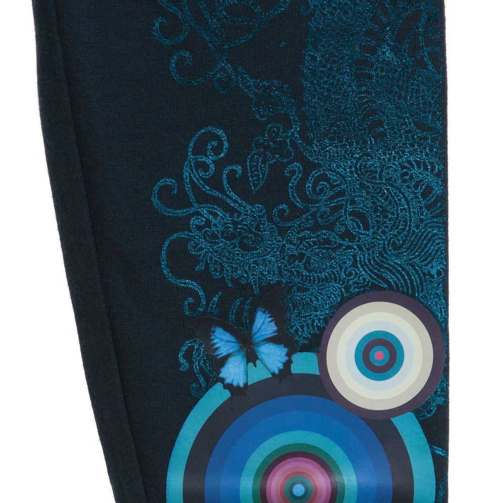  ديسيغوال-كلسون جيرزي من القطن بلون أزرق مع حزام | Childrensalon Outlet