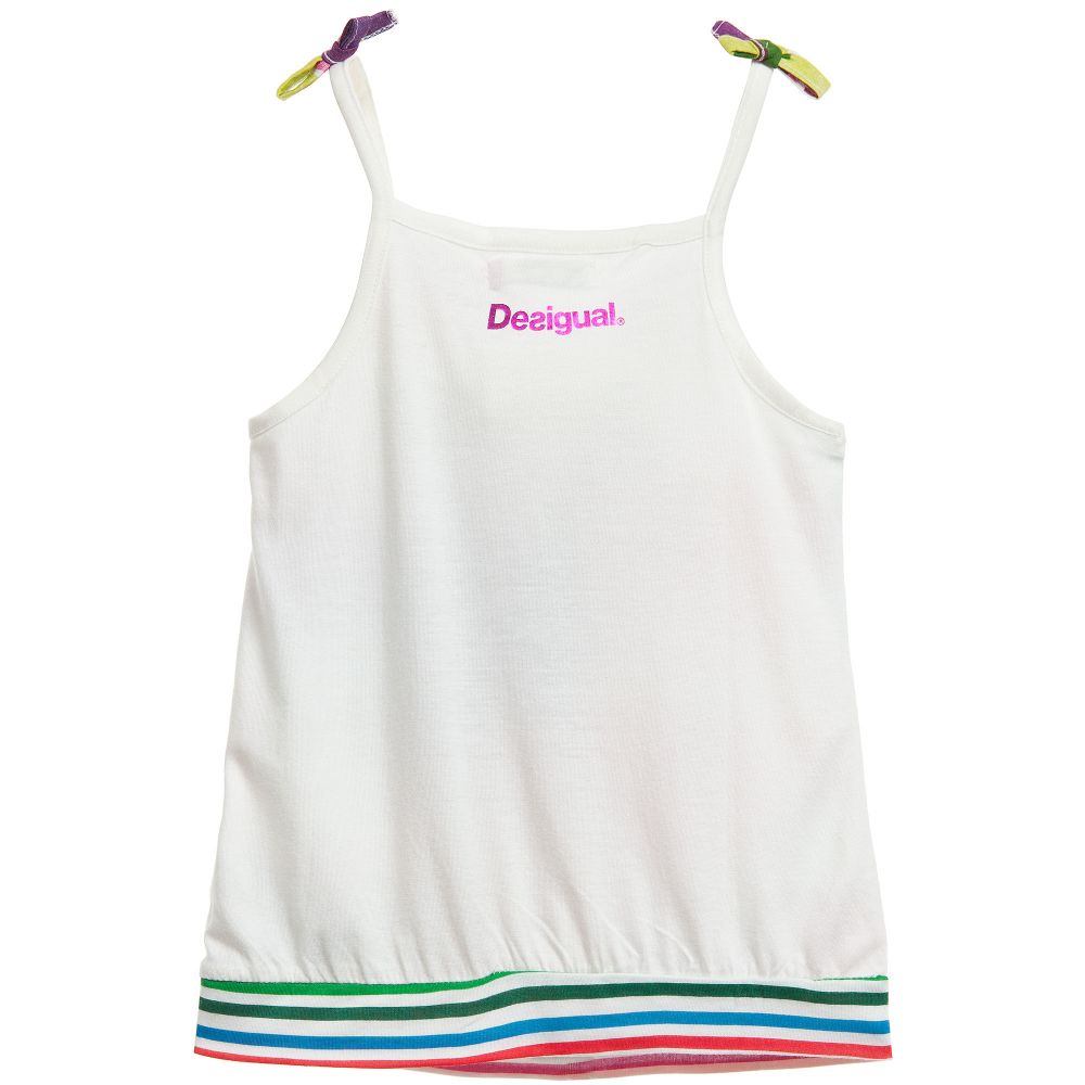 Desigual-Parrot Appliqué T-Shirt | Childrensalon Outlet