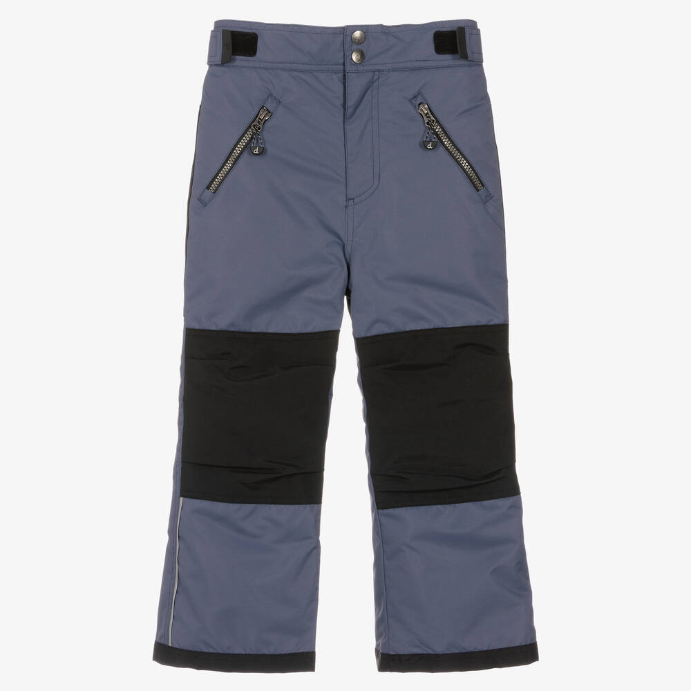 Deux par Deux-Blue & Black Ski Salopettes | Childrensalon Outlet