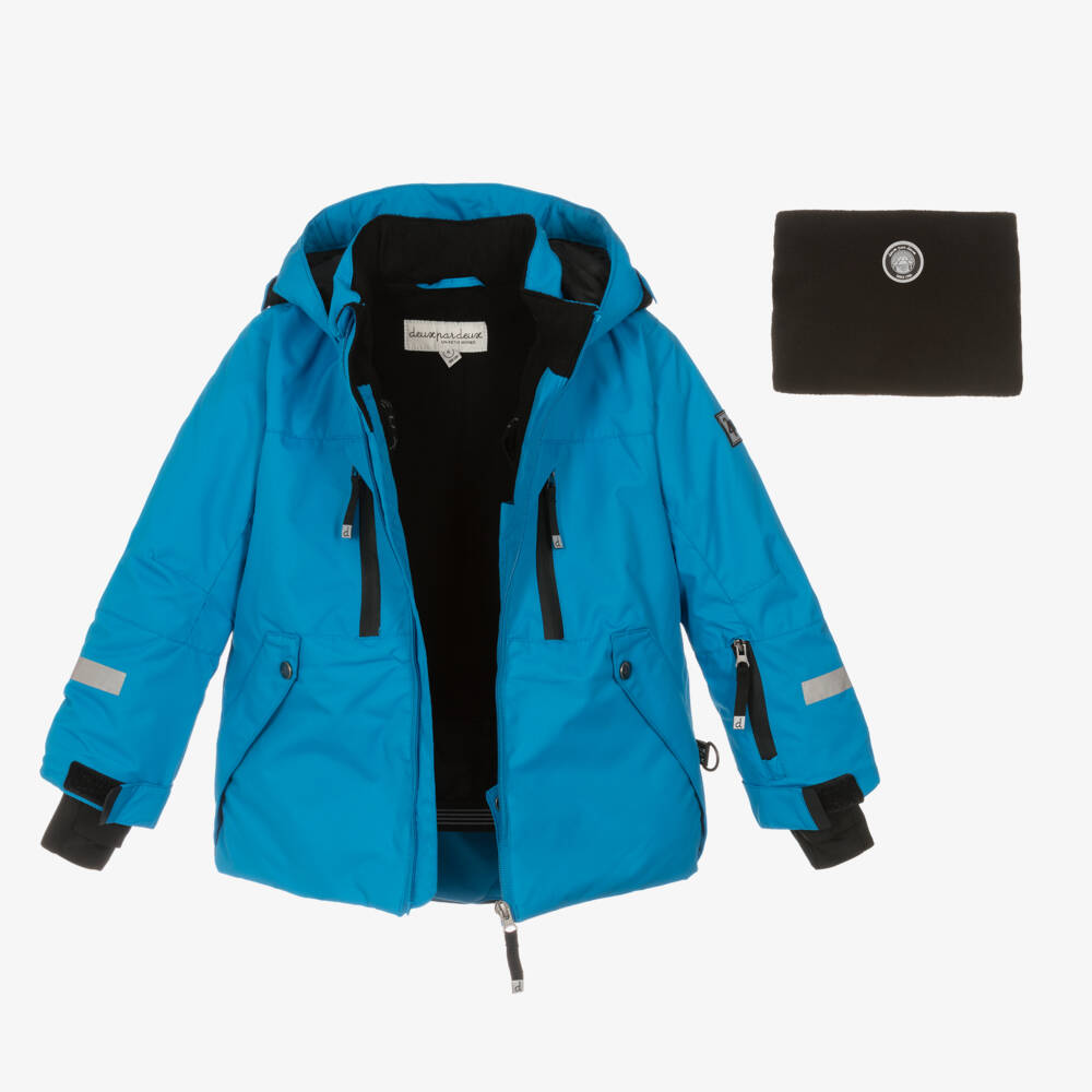 Deux par Deux-Boys Arctic Blue Winter Adventure Set | Childrensalon Outlet