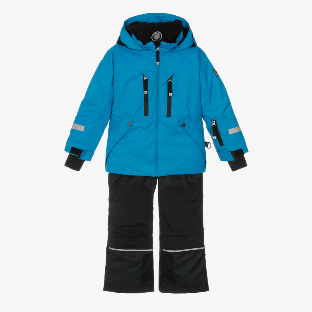 Deux par Deux-Boys Arctic Blue Winter Adventure Set | Childrensalon Outlet
