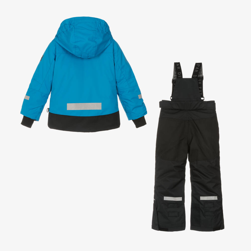 Deux par Deux-Boys Arctic Blue Winter Adventure Set | Childrensalon Outlet