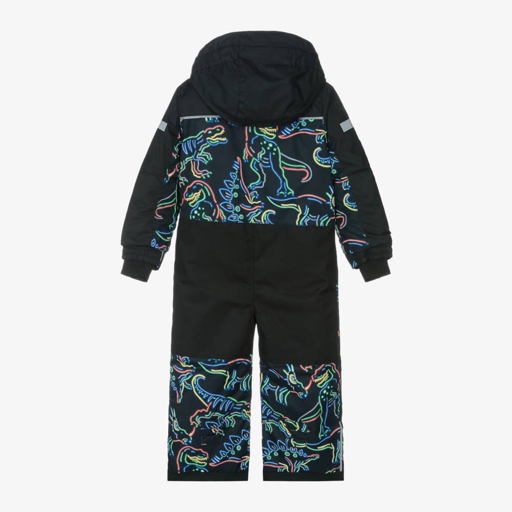 Deux par Deux-Boys Black Dino Adventure Snow Set | Childrensalon Outlet