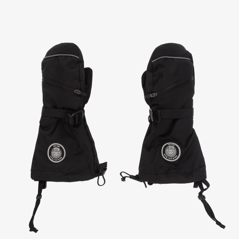 Deux par Deux-Черные эко-варежки для мальчиков | Childrensalon Outlet