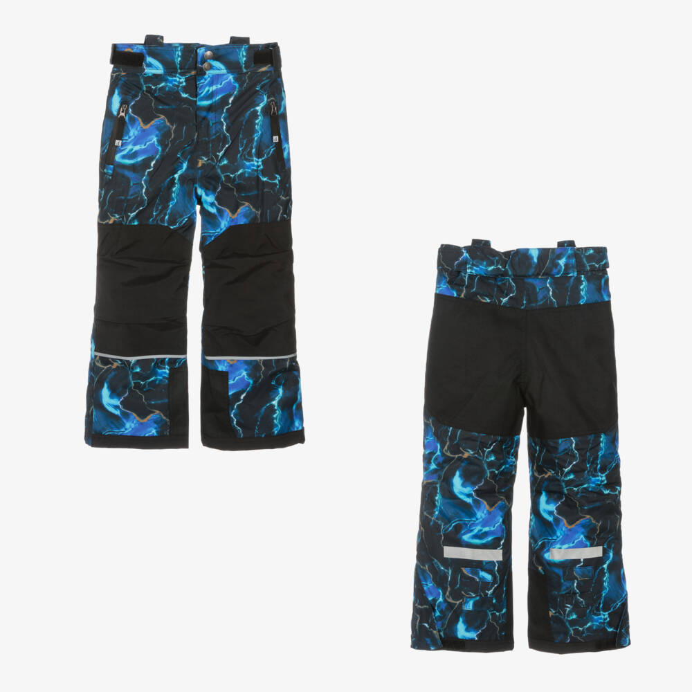 Deux par Deux-Boys Blue Arctic Pattern Snowsuit Set | Childrensalon Outlet