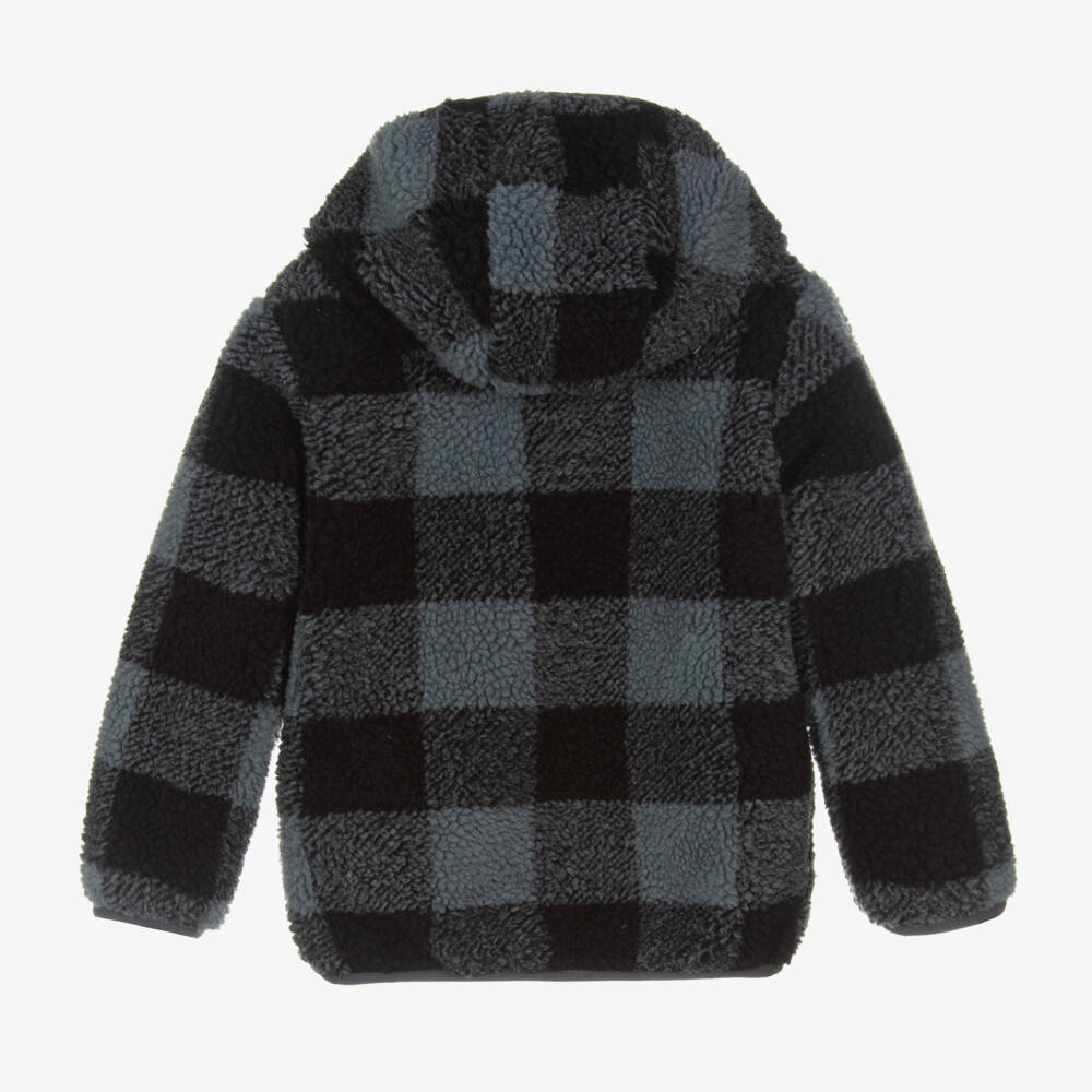 Deux par Deux-معطف دافئ أزرق قابل للعكس للأولاد | Childrensalon Outlet