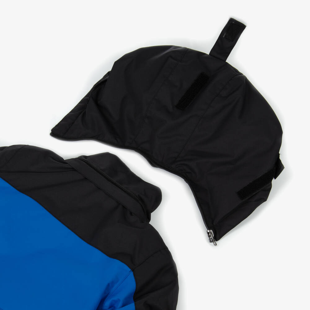 Deux par Deux-Boys Bright Blue & Black Teknik Snowsuit | Childrensalon Outlet