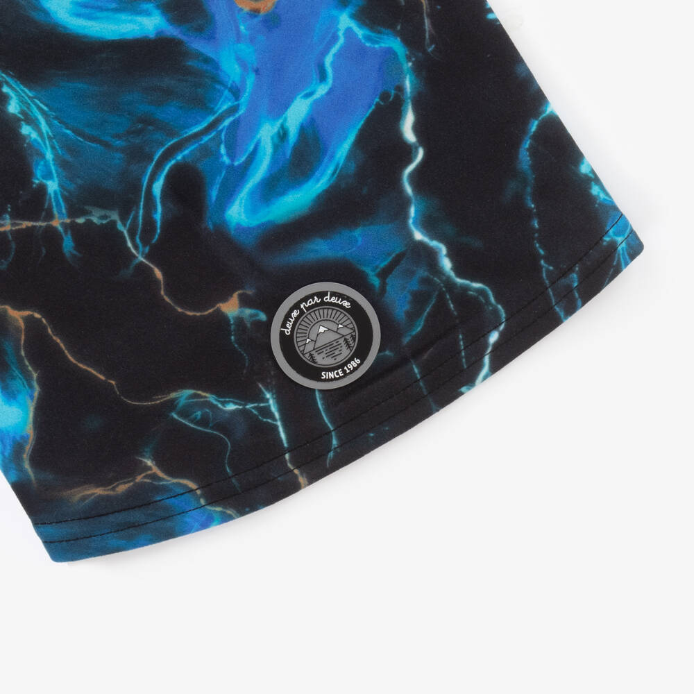 Deux par Deux-Boys Cozy Blue Adventure Balaclava | Childrensalon Outlet