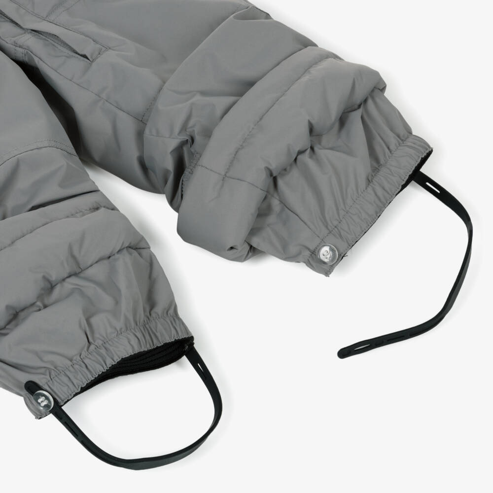 Deux par Deux-Boys Grey Arctic Animal Print Snowsuit | Childrensalon Outlet