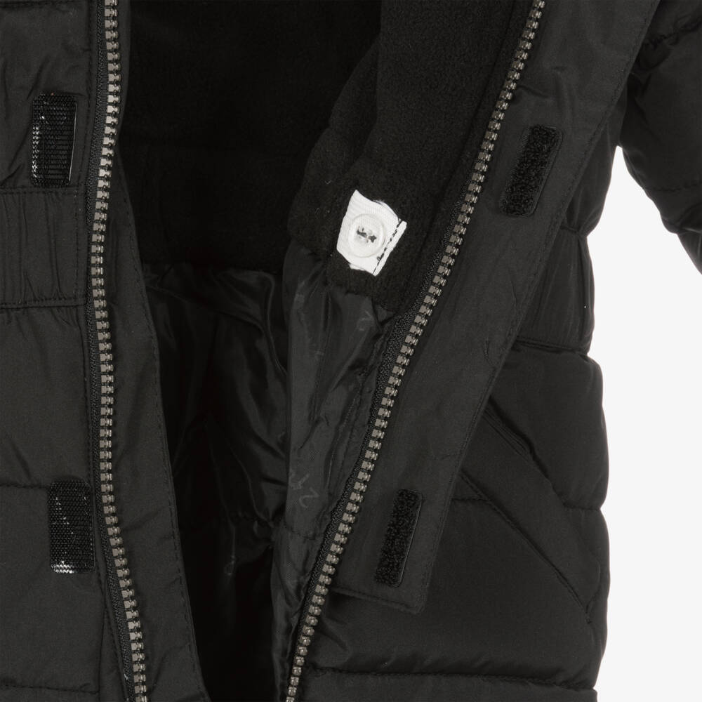 دو بار دو-طقم بدلة ثلجية رمادية مع غطاء للرأس للأولاد | Childrensalon Outlet