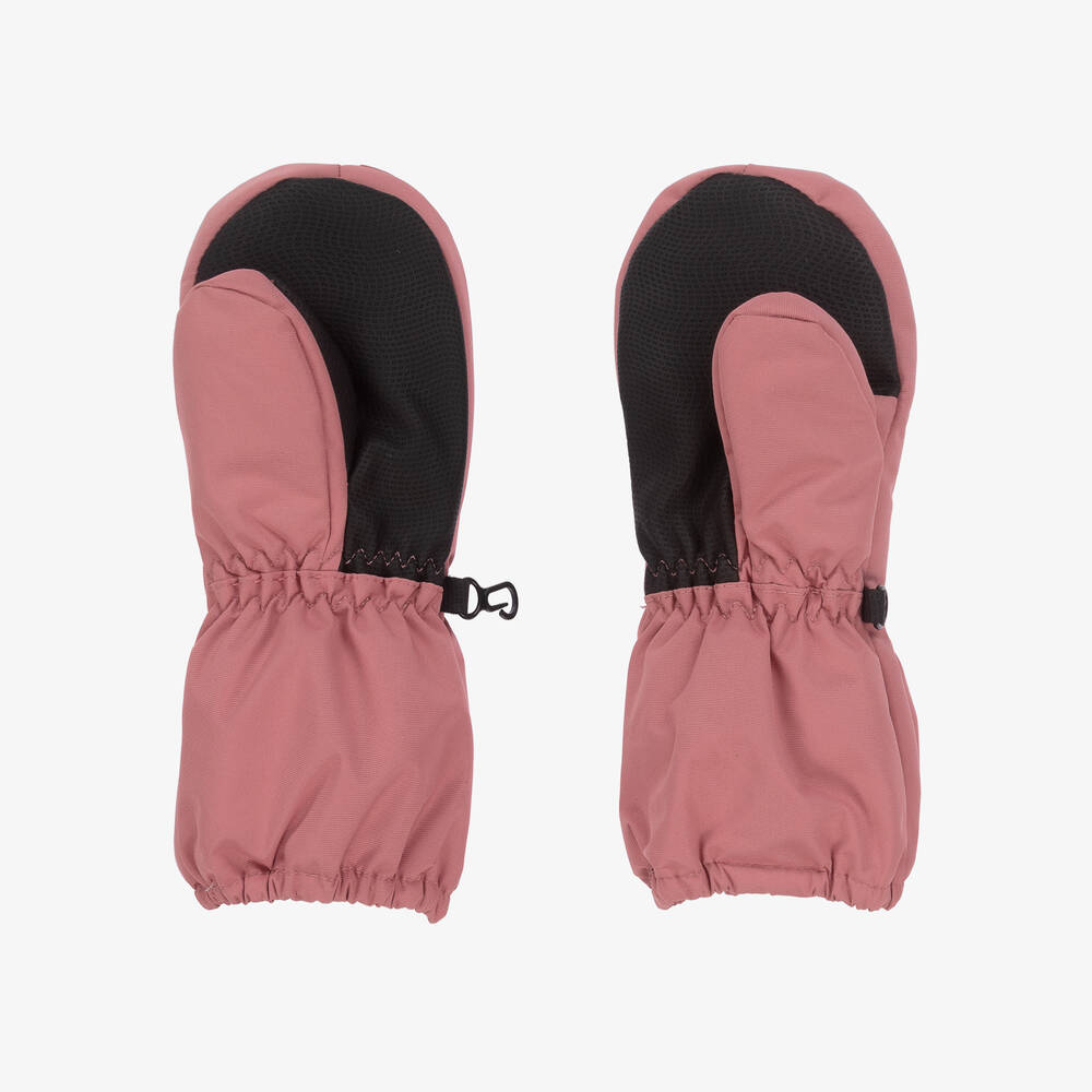 Deux par Deux-Dusky Pink Ski Mittens | Childrensalon Outlet