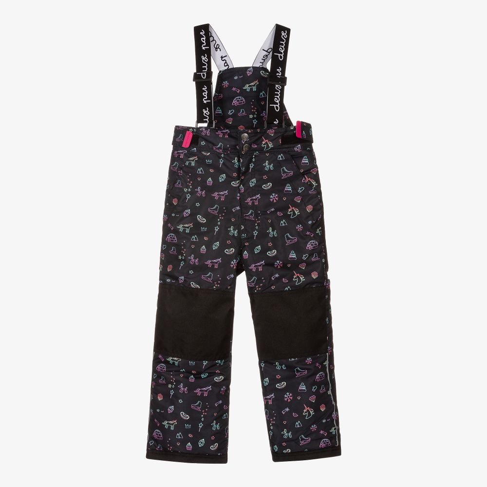 Deux par Deux-Girls Black 3 Piece Snowsuit | Childrensalon Outlet