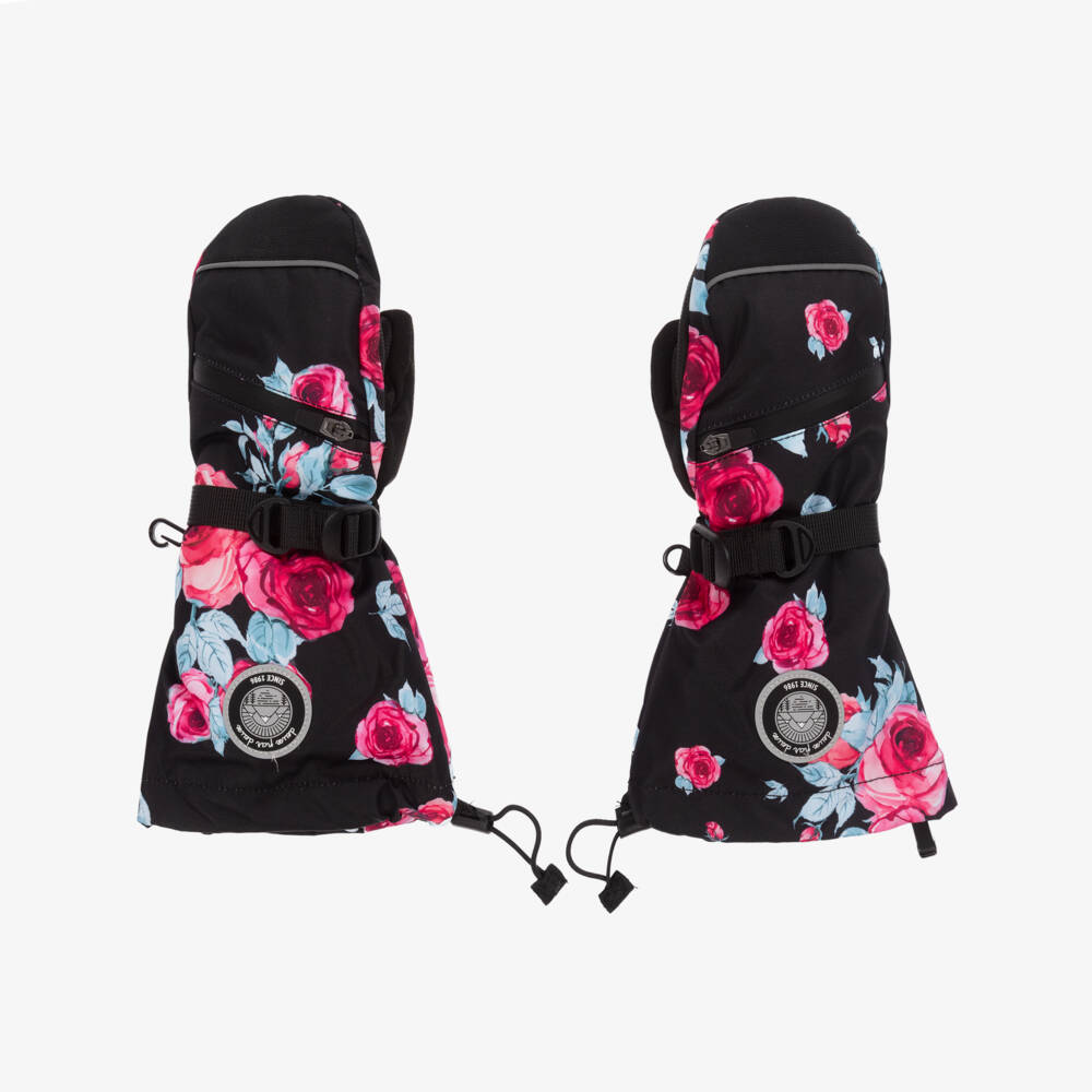 Deux par Deux-Зимние цветочные варежки для девочек | Childrensalon Outlet