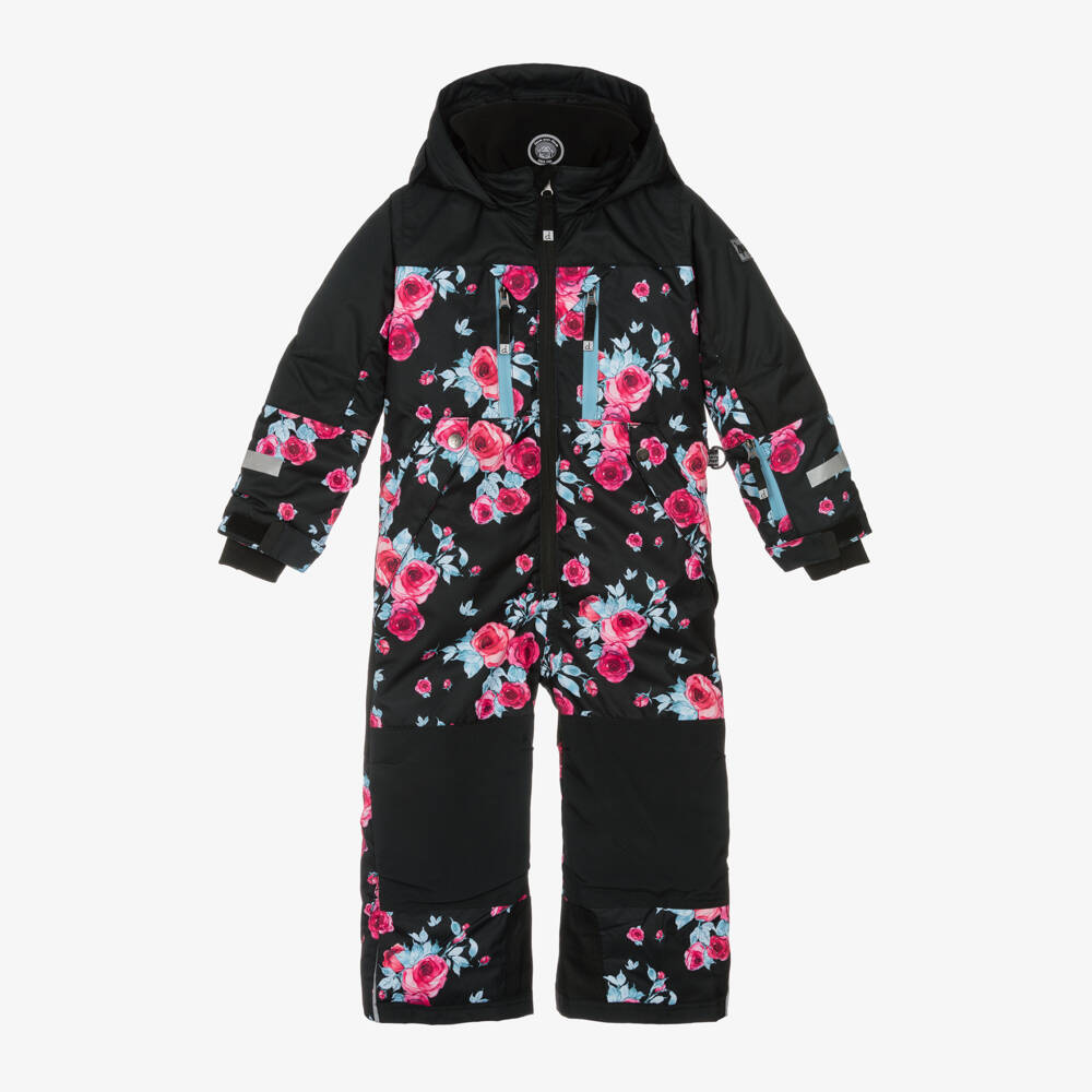 Deux par Deux-Girls Floral Winter Adventure Set | Childrensalon Outlet